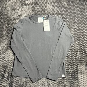 Jason Scott Shrunken Tee charcoal Long sleeve Size XS NWT